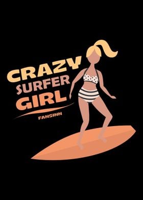 Crazy Surfer Girl