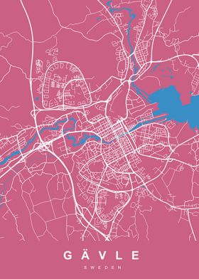 GAVLE Map SWEDEN