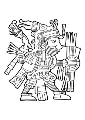 Mixcoatl Aztec God