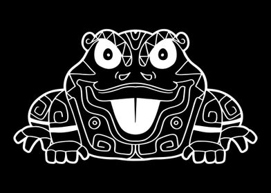 Aztec Frog Mayan Inca