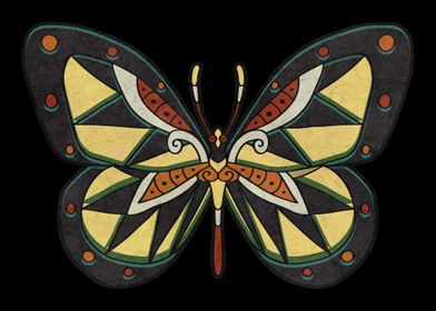 Aztec Butterfly Mayan Inca