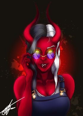 Red Demon Girl 1