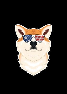 Akita Inu USA Sunglasses