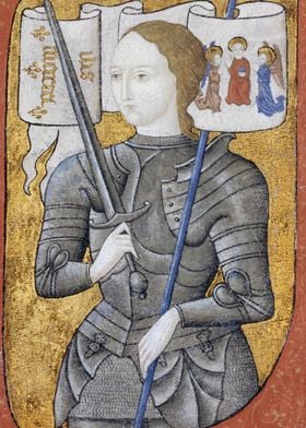 Joan of Arc miniature