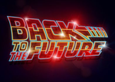 Back to the future neon