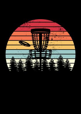 Disc Golf Retro Distressed