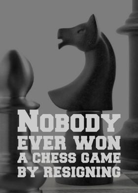 Nobody ever won a chess