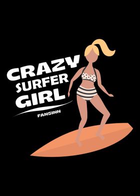 Crazy Surfer Girl