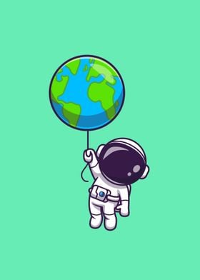 astronaut floating