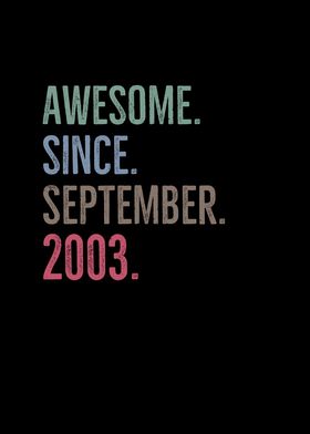 Awesome Since September