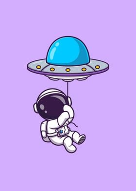 astronaut floating