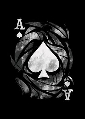 Ace of spades grunge