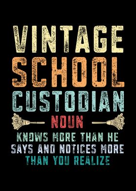 Janitor School Custodian