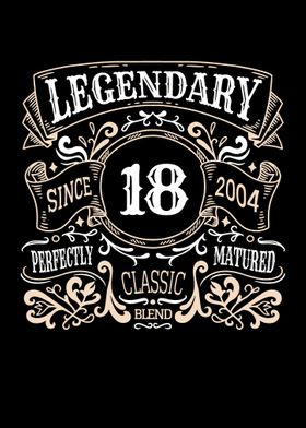 18 Years Old Legendary