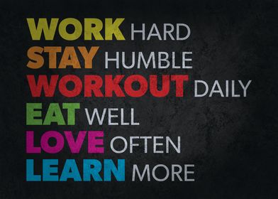 Work Hard Stay Humble