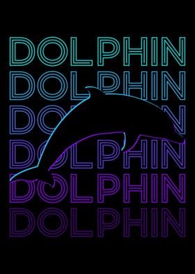 Dolphin Retro' Poster by AestheticAlex