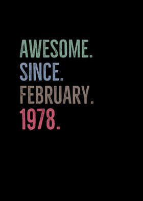 Awesome Since February