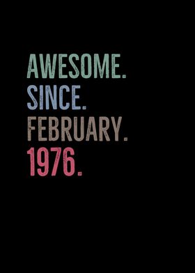 Awesome Since February