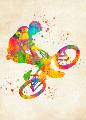 Road Bike watercolor