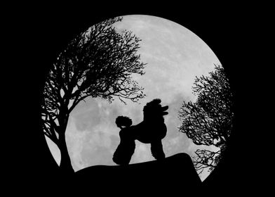 Proud Poodle Full Moon