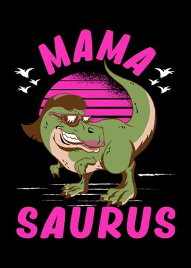 Trex Mama Cute Mommy