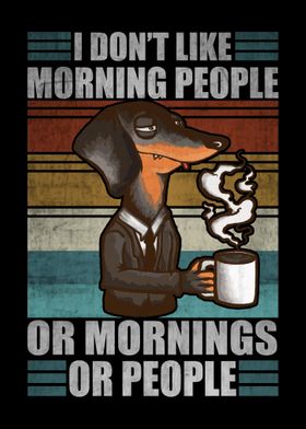 Sarcastic Dachshund Coffee