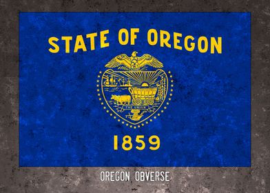 State Flag of Oregon Front