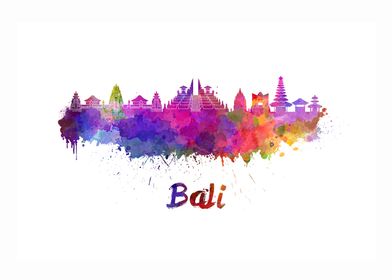 Bali skyline