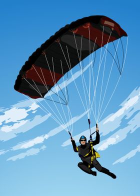 Skydiving Poster