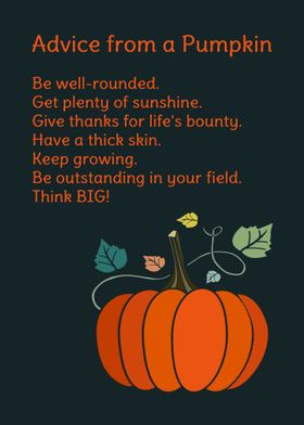 Pumpkin Advice