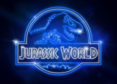 Jurassic World neon