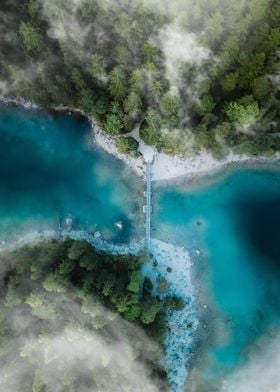 Eibsee Germany Clouds