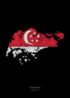 SINGAPORE WORLD CUP FLAG