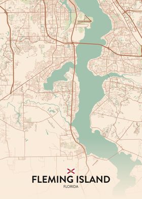 'Fleming Island FL' Poster by IMR Designs | Displate