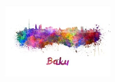 Baku skyline