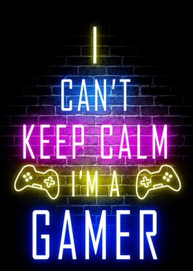 Game quote keep calm gamer