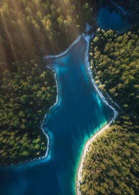 Eibsee From Above