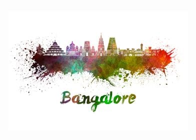 Bangalore skyline