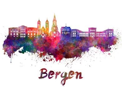 Bergen skyline