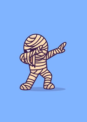 Cute mummy dabbing