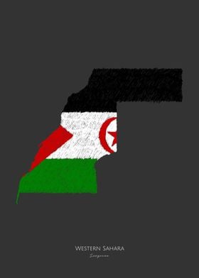 WESTERN SAHARA ISLAM FLAG