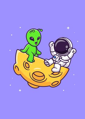 playing with alien