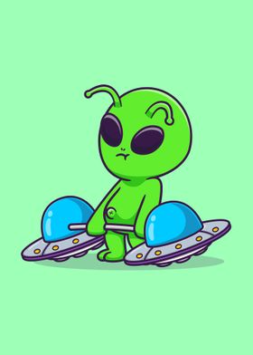 alien lifting ufo 