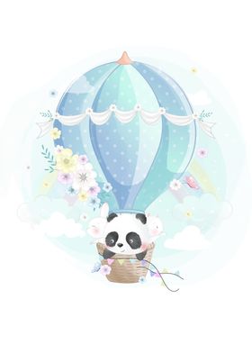 Cute Panda And Friends