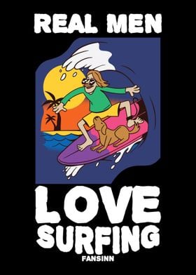 Real Men Love Surfing