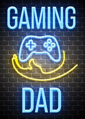 Gaming gamer dad quote 