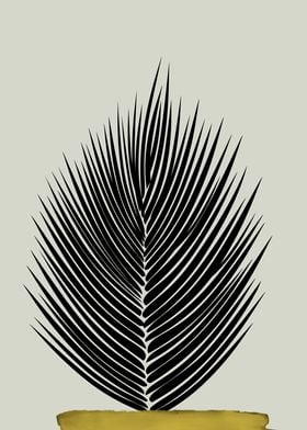 Minimal art palm