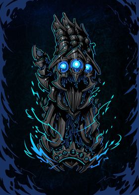 Blue Sentinel Gauntlet