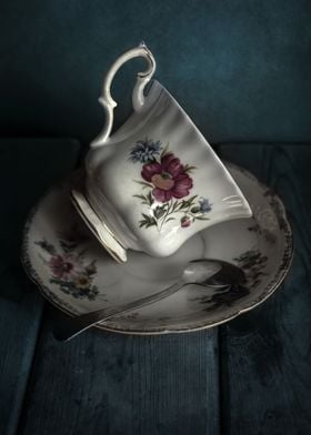 Still life with teacup