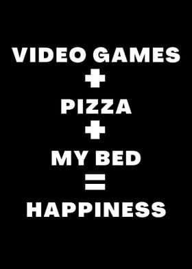 Video Games Pizza Funny